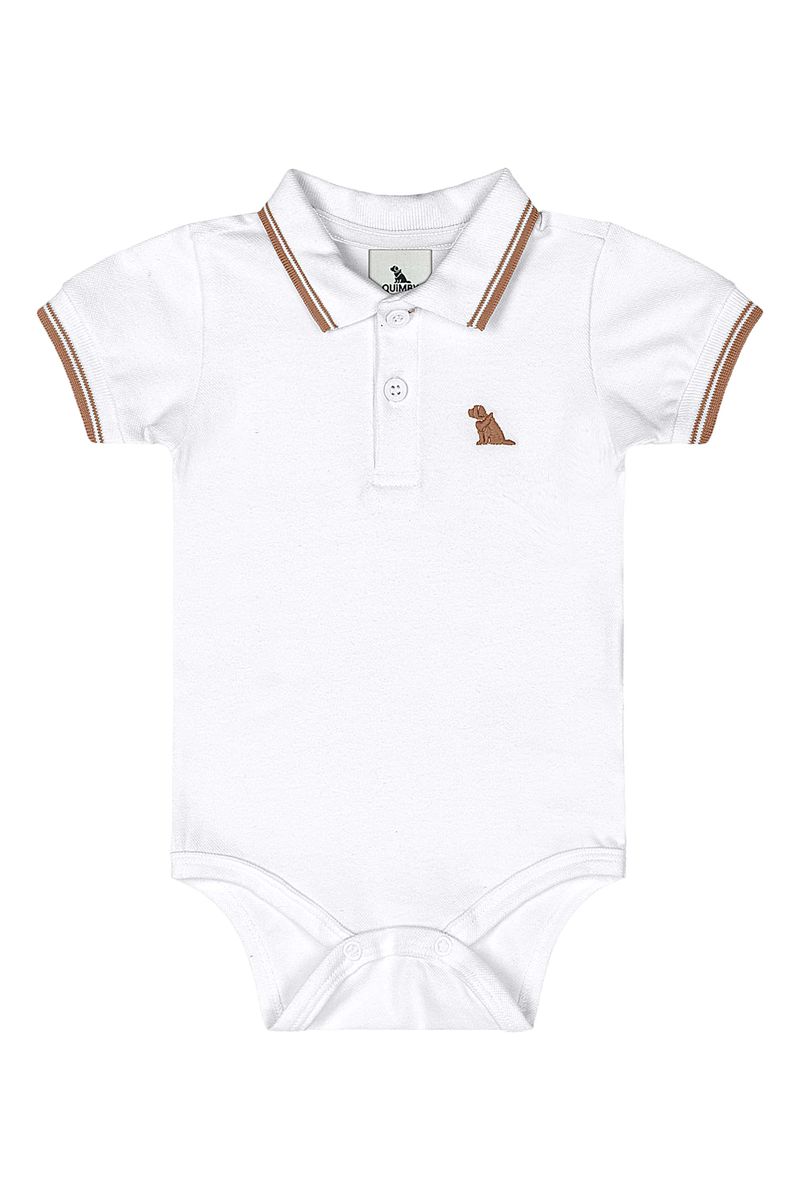 body-polo-para-bebe-menino-em-piquet-branco-quimby