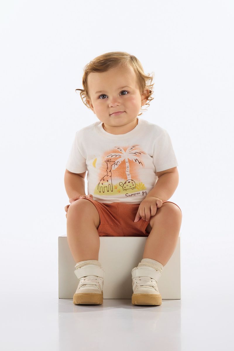 conjunto-camiseta-e-bermuda-para-bebe-off-white-quimby