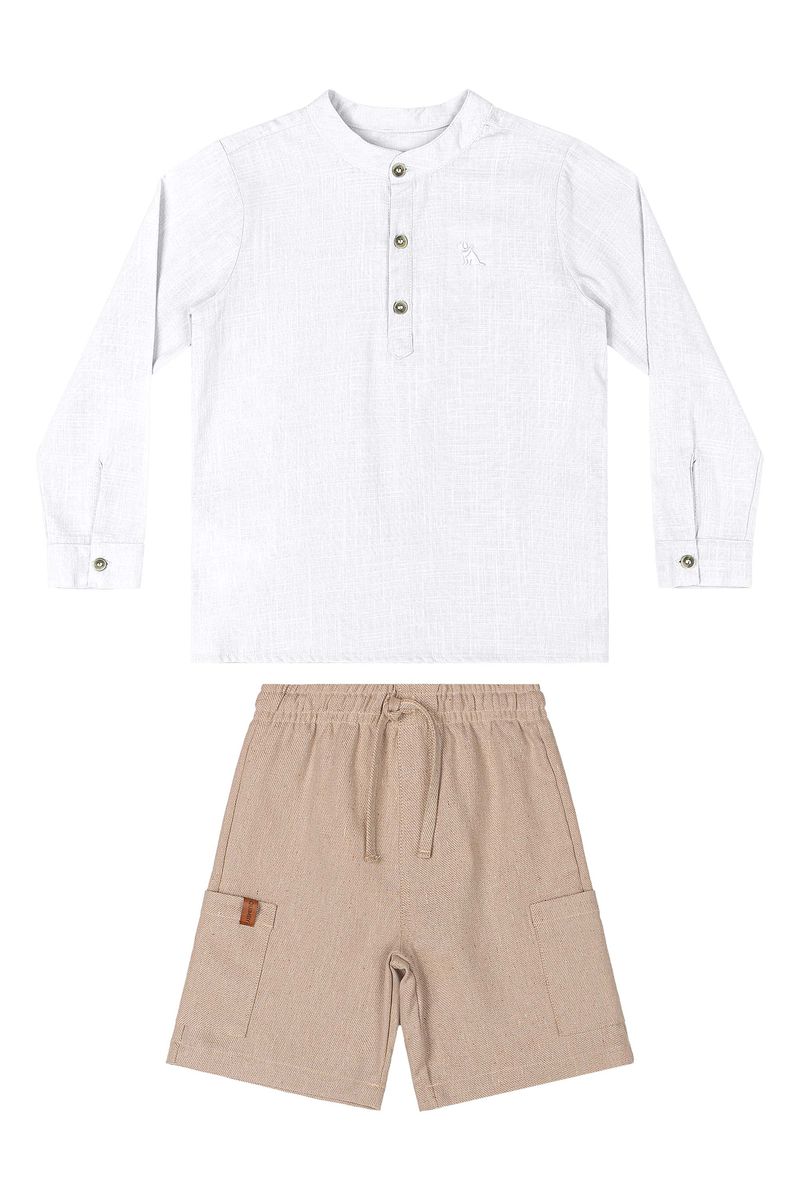 conjunto-infantil-masculino-bata-com-bermuda-branco-quimby