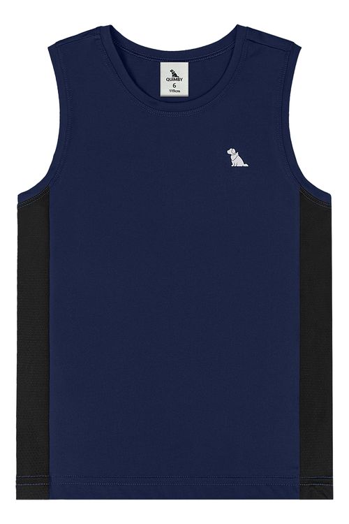 Regata Move para Menino com FPS +50 (Azul Marinho) Quimby