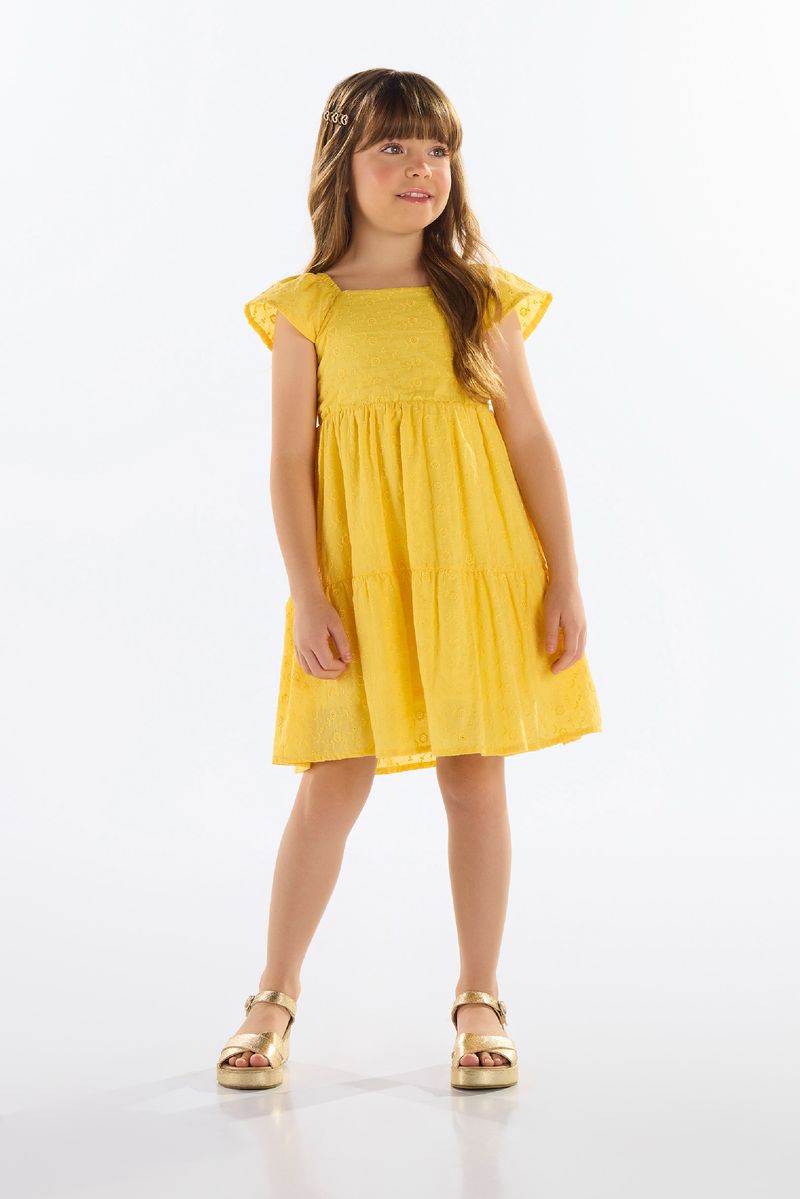 vestido-infantil-em-laise-forrado-amarelo-quimby