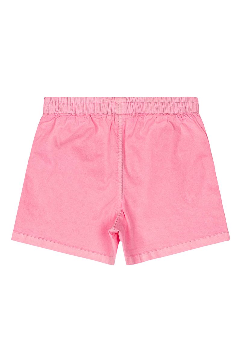 short-infantil-feminino-em-sarja-e-elastano-rosa-quimby