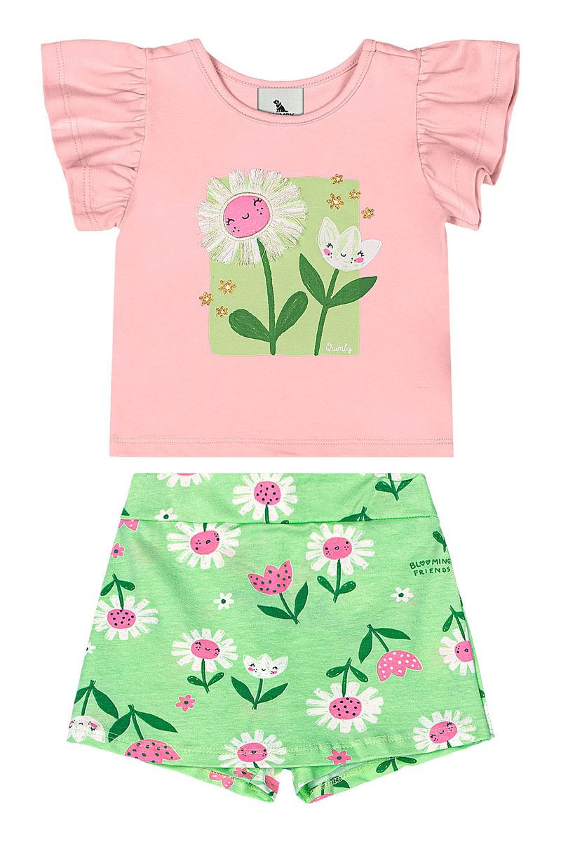 conjunto-blusa-e-short-saia-para-bebe-menina-rosa-quimby
