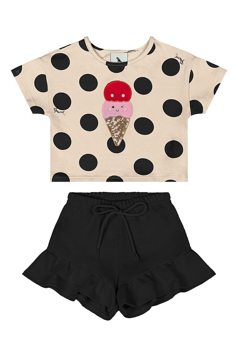 conjunto-blusa-e-short-para-bebe-menina-preto-quimby