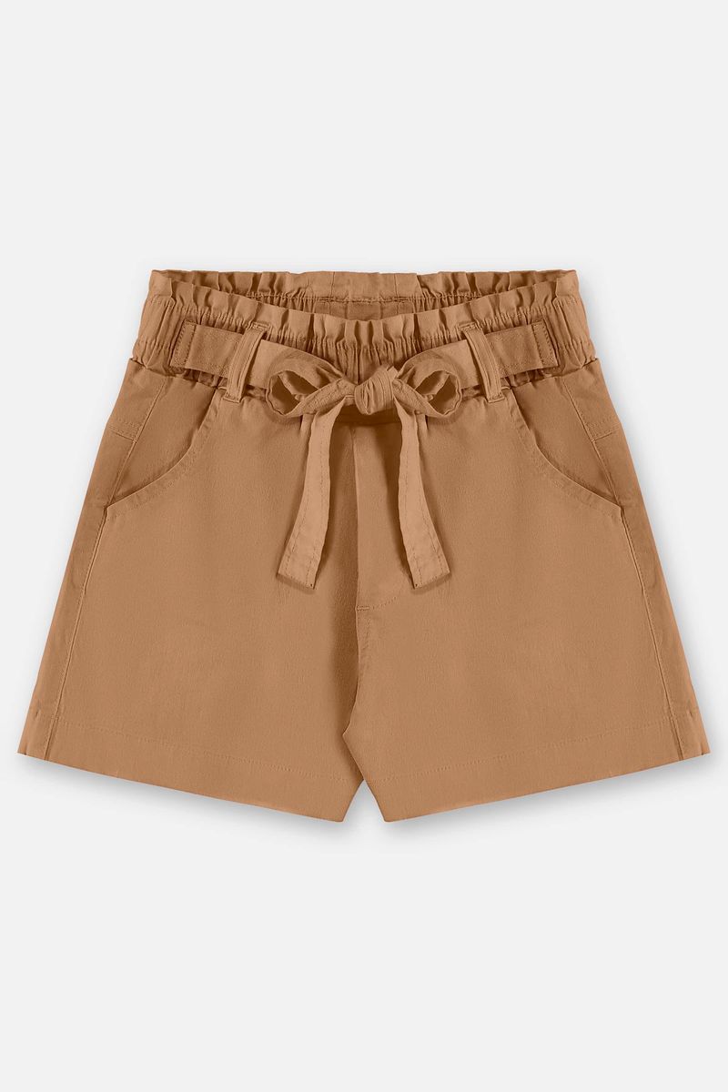 short-em-sarja-infantil-feminino-com-cinto-marrom-up-baby