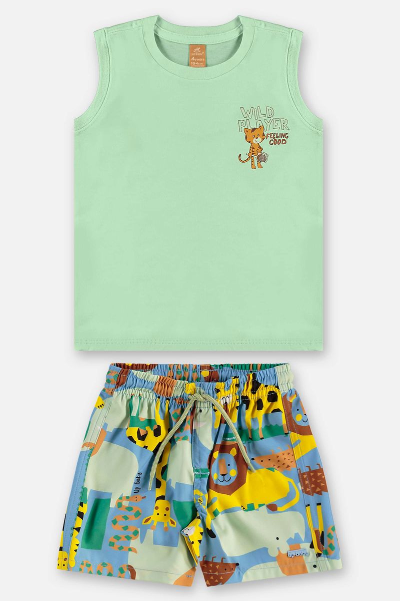conjunto-com-regata-e-short-animais-infantil-masculino-verde-claro-up-baby