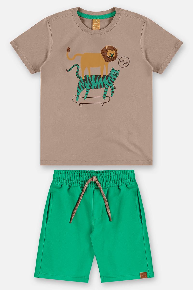 conjunto-com-camiseta-animais-e-bermuda-infantil-masculino-bege-up-baby