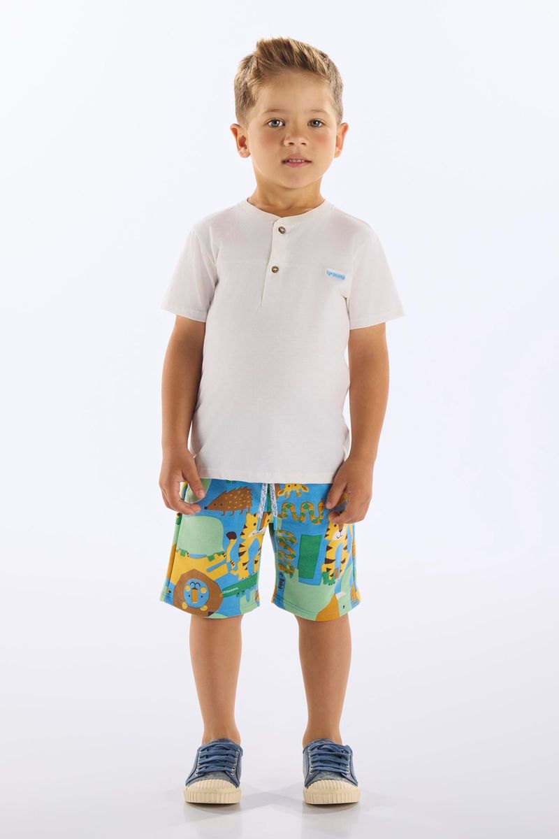 conjunto-infantil-masculino-com-camiseta-e-bermuda-animais-off-white-up-baby