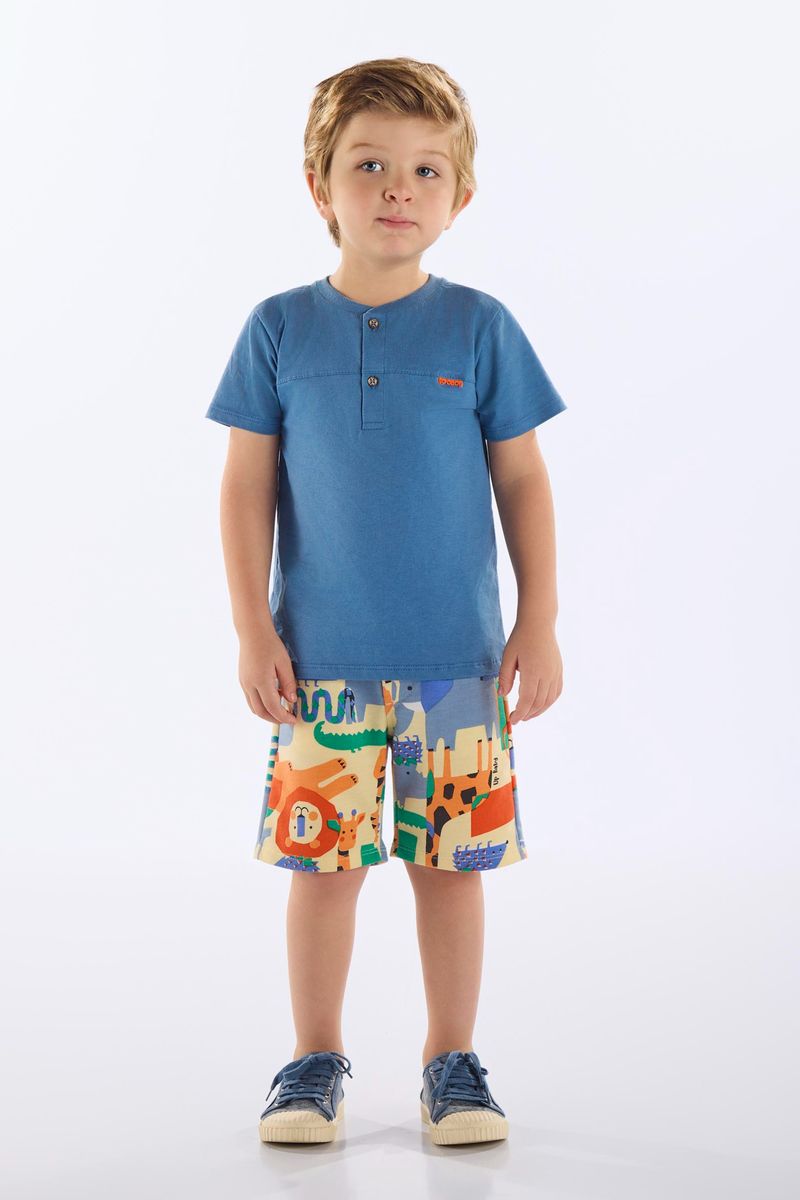 conjunto-infantil-masculino-com-camiseta-e-bermuda-animais-azul-up-baby