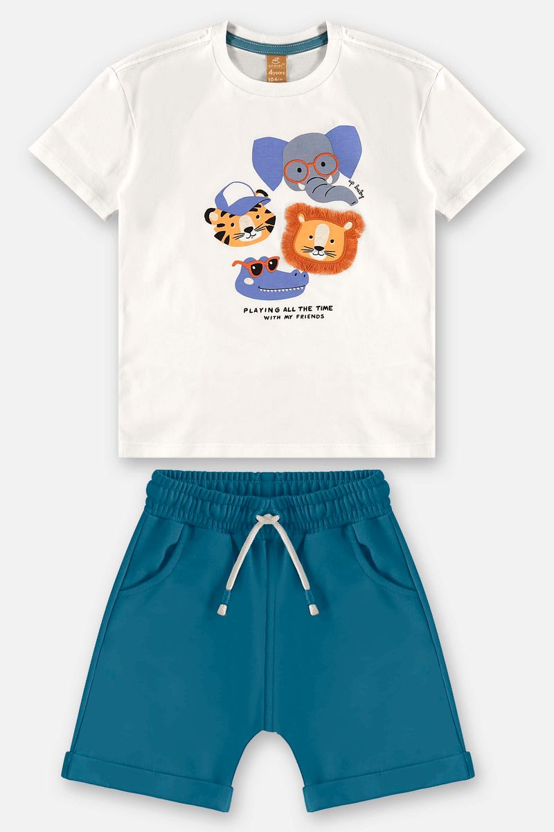 conjunto-infantil-masculino-com-camiseta-animais-e-bermuda-off-white-up-baby