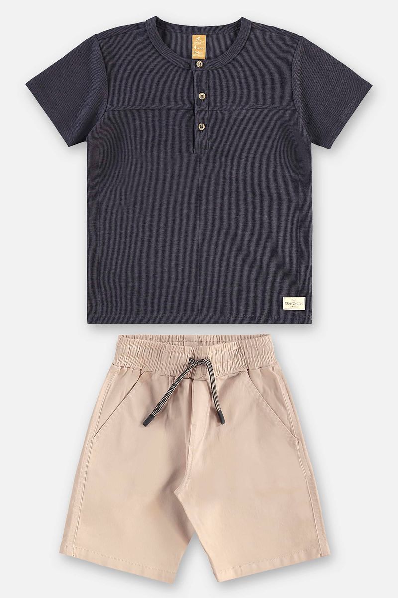 conjunto-com-camiseta-texturizada-e-bermuda-sarja-infantil-masculino-cinza-escuro-up-baby