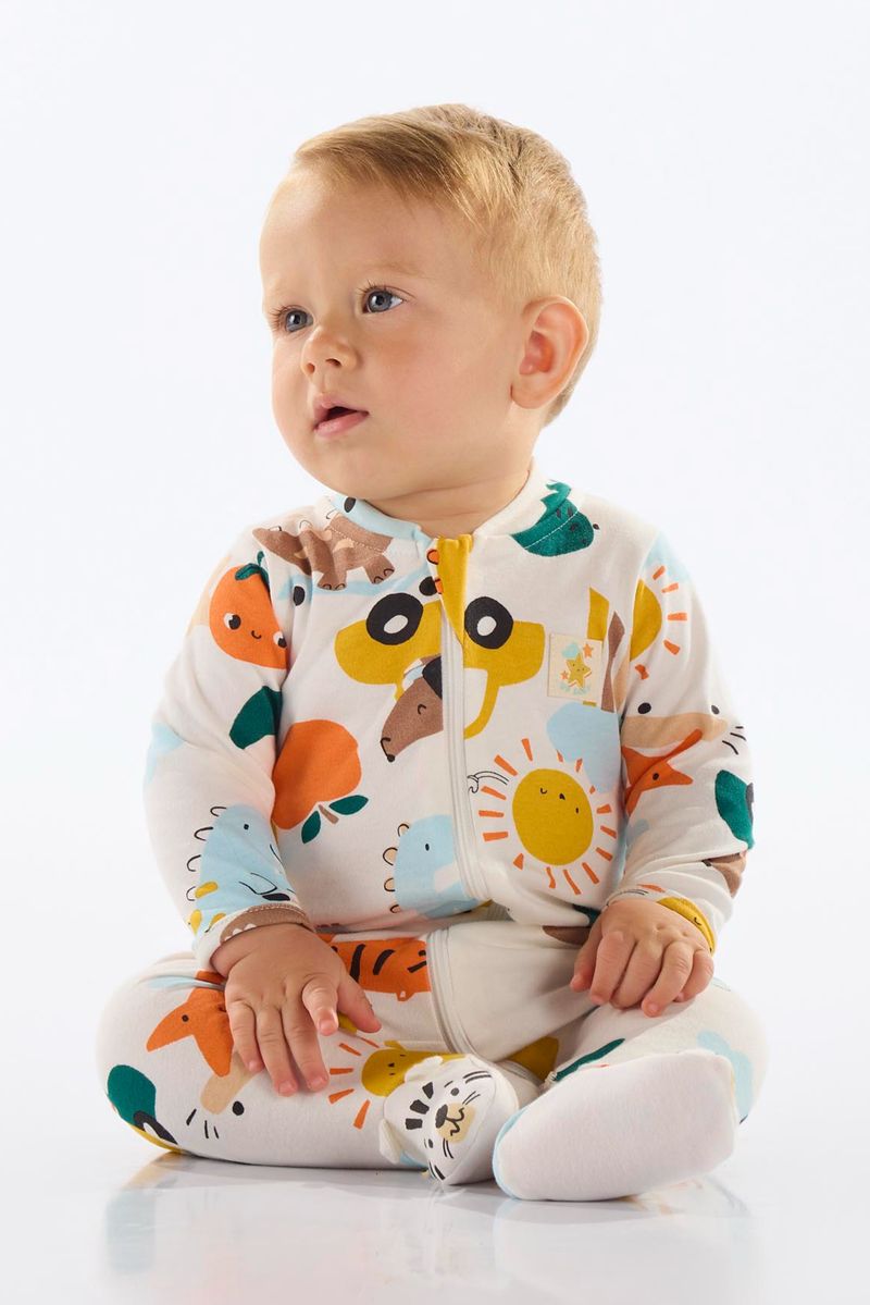 macacao-estampado-unissex-para-bebe-laranja-up-baby