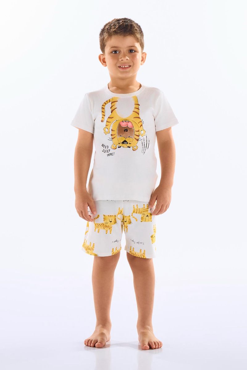 pijama-camiseta-e-bermuda-em-suedine-infantil-masculino-off-white-up-baby