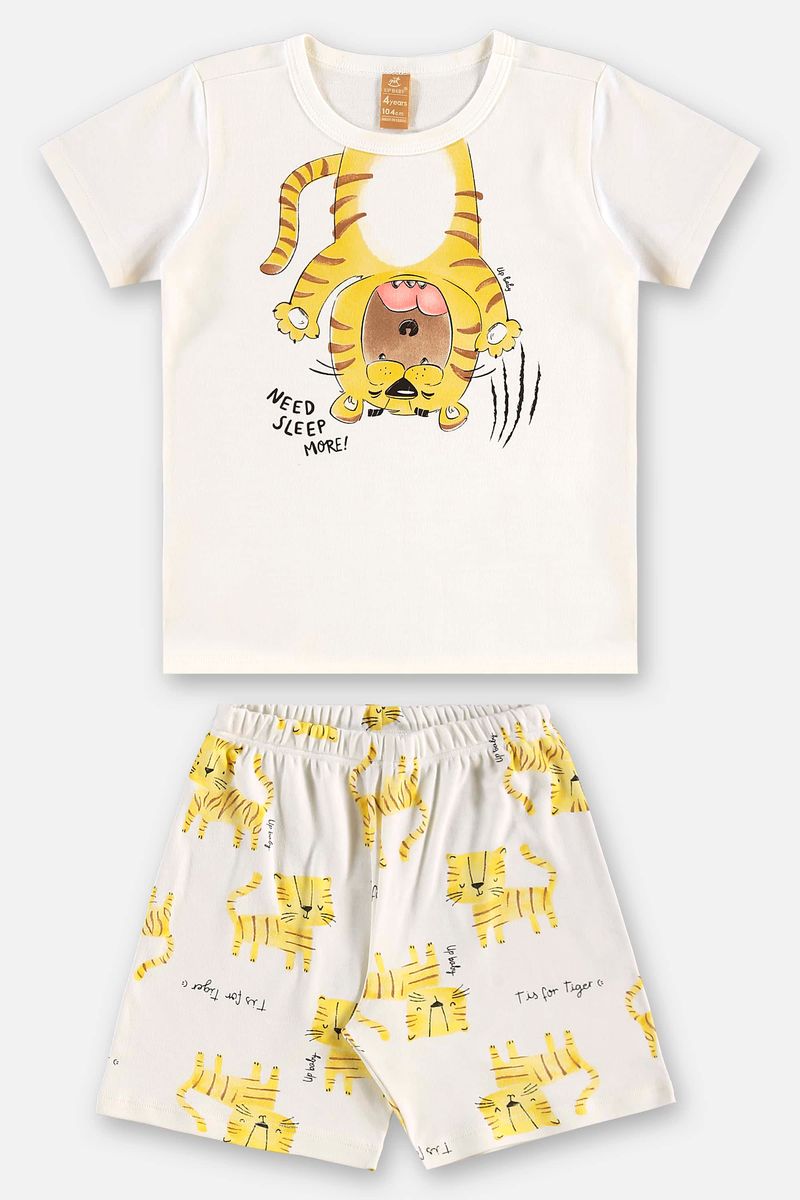 pijama-camiseta-e-bermuda-em-suedine-infantil-masculino-off-white-up-baby
