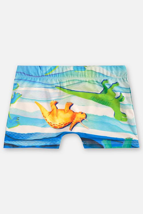 Sunga Boxer Infantil em Poliéster e Elastano FPS +50 (Azul) Up Baby