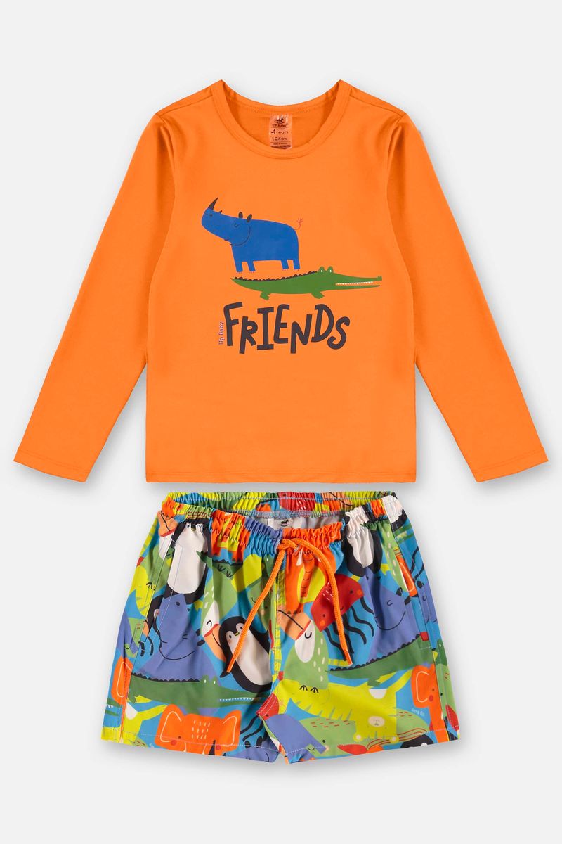conjunto-camiseta-fps--50-e-short-infantil-masculino-laranja-up-baby