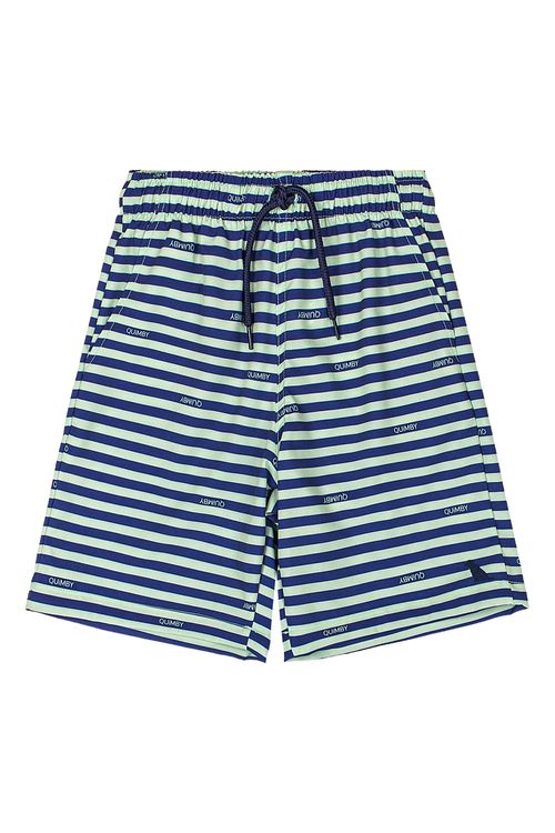 Bermuda Infantil Masculina em Microfibra (Azul) Quimby