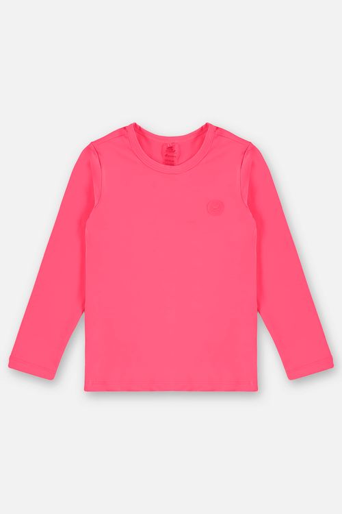 Camiseta Infantil Unissex com FPS +50 (Rosa Pink) Up Baby