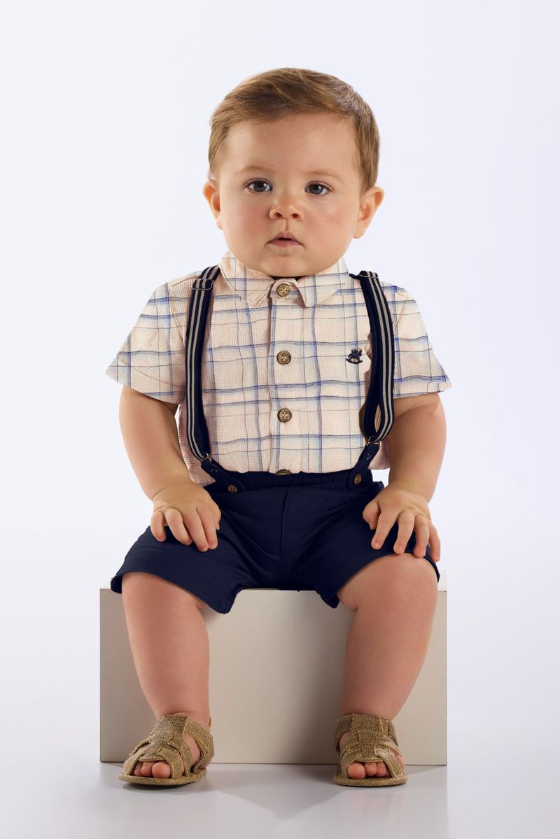 conjunto-com-body-camisa-xadrez-e-bermuda-para-bebe-menino-bege-up-baby
