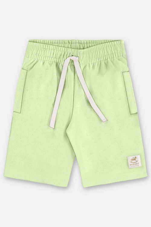 Bermuda em Moletom Linho Infantil Masculino (Verde) Up Baby