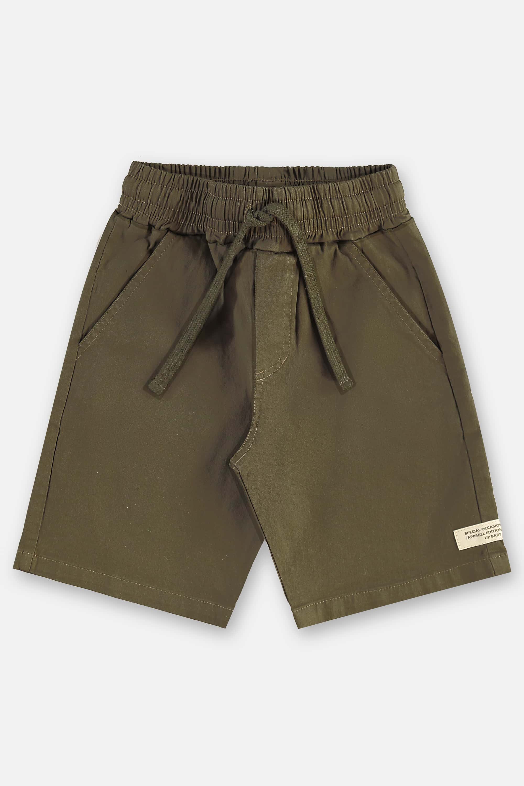 Bermuda Infantil Masculina em Sarja com Elastano (Verde) Up Baby