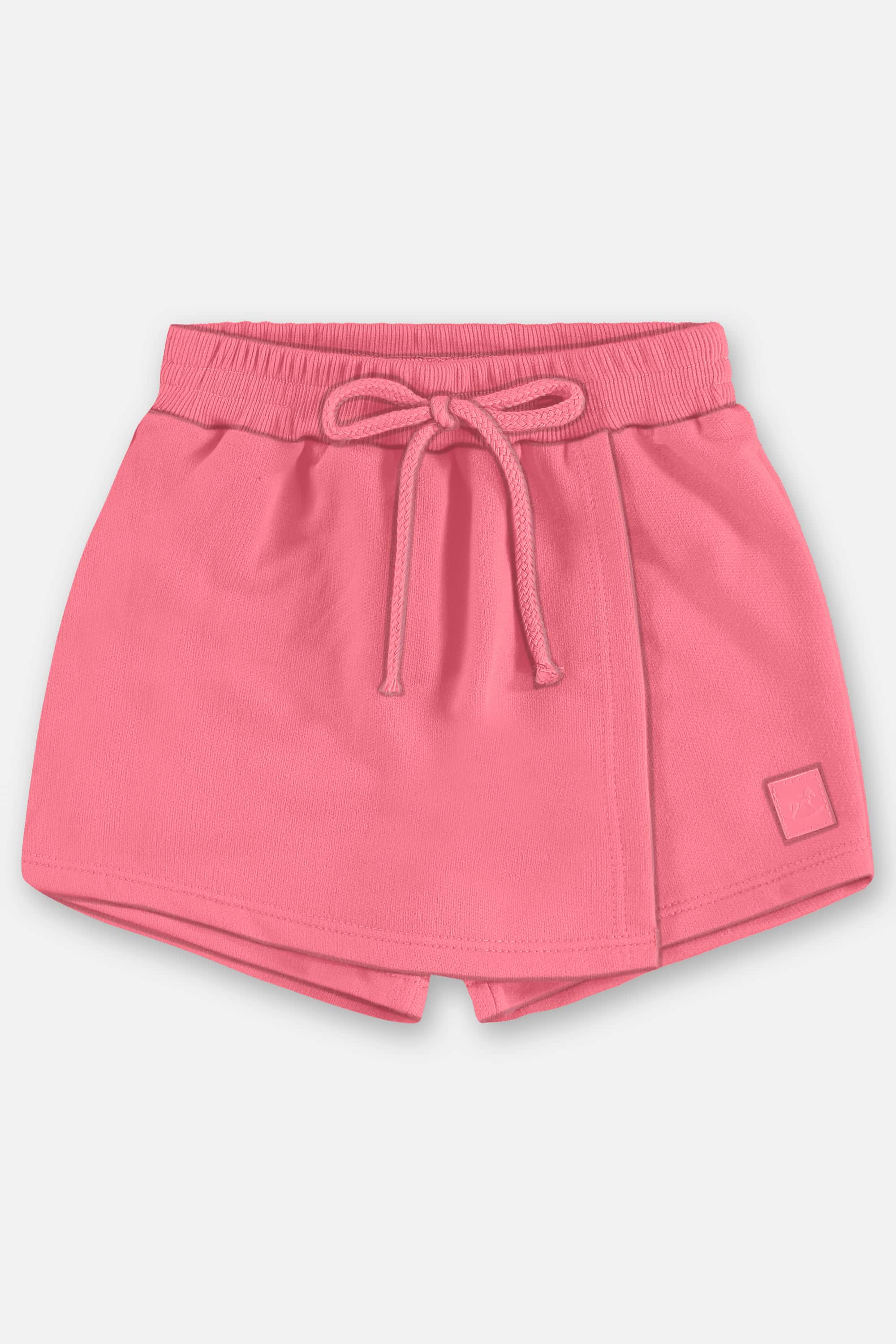 Short-Saia Infantil em Moletom Sem Felpa (Rosa Pink) Up Baby