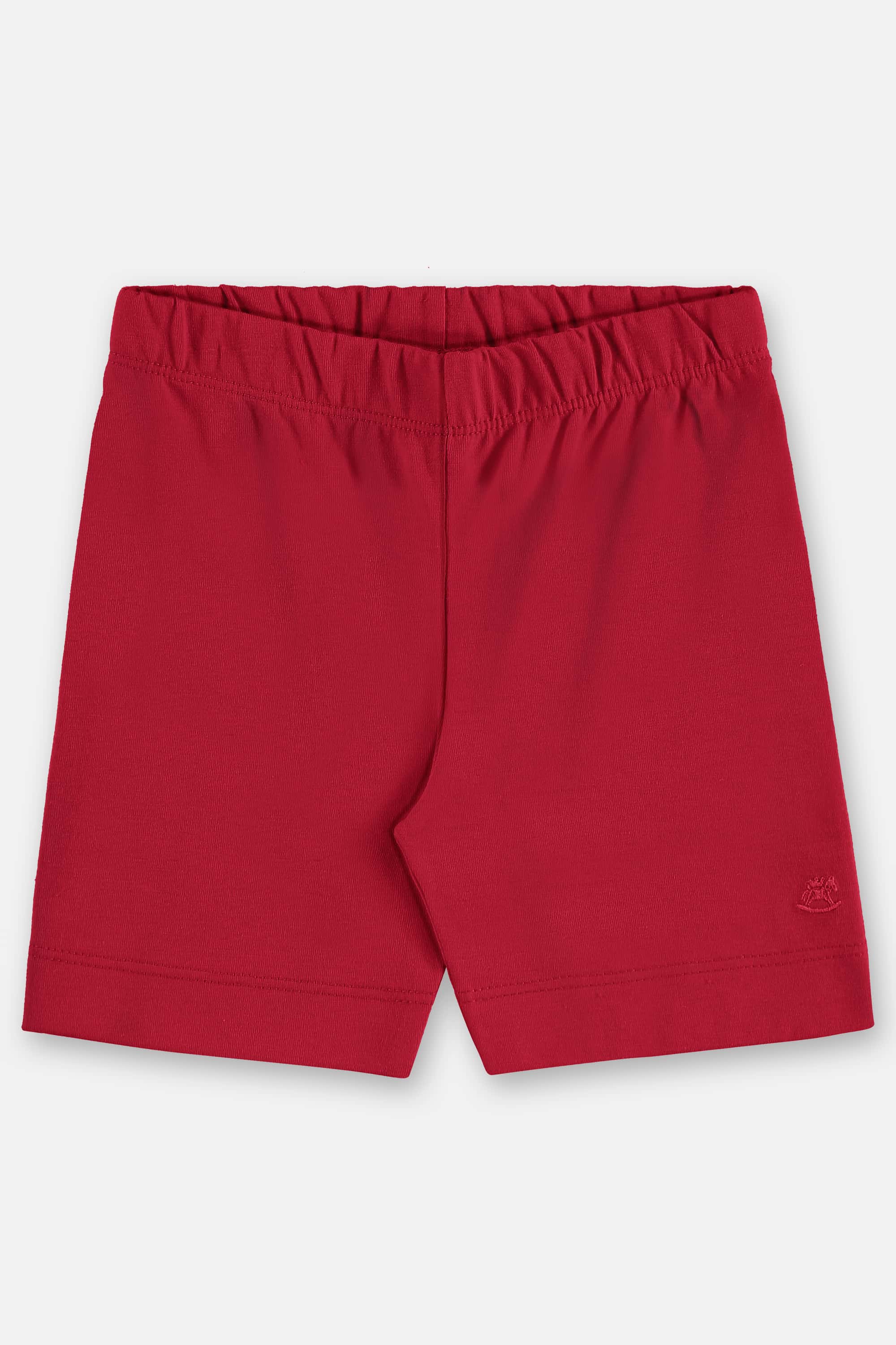 Bermuda Ciclista Infantil Feminina em Cotton (Vermelho) Up Baby