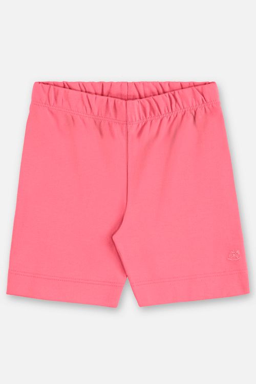Bermuda Ciclista Infantil Feminina em Cotton (Rosa Pink) Up Baby