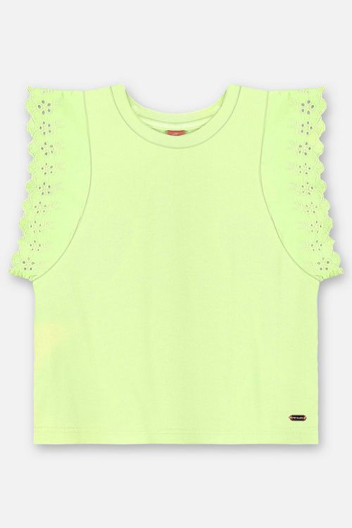 Blusa Infantil Feminina em Algodão (Verde) Up Baby