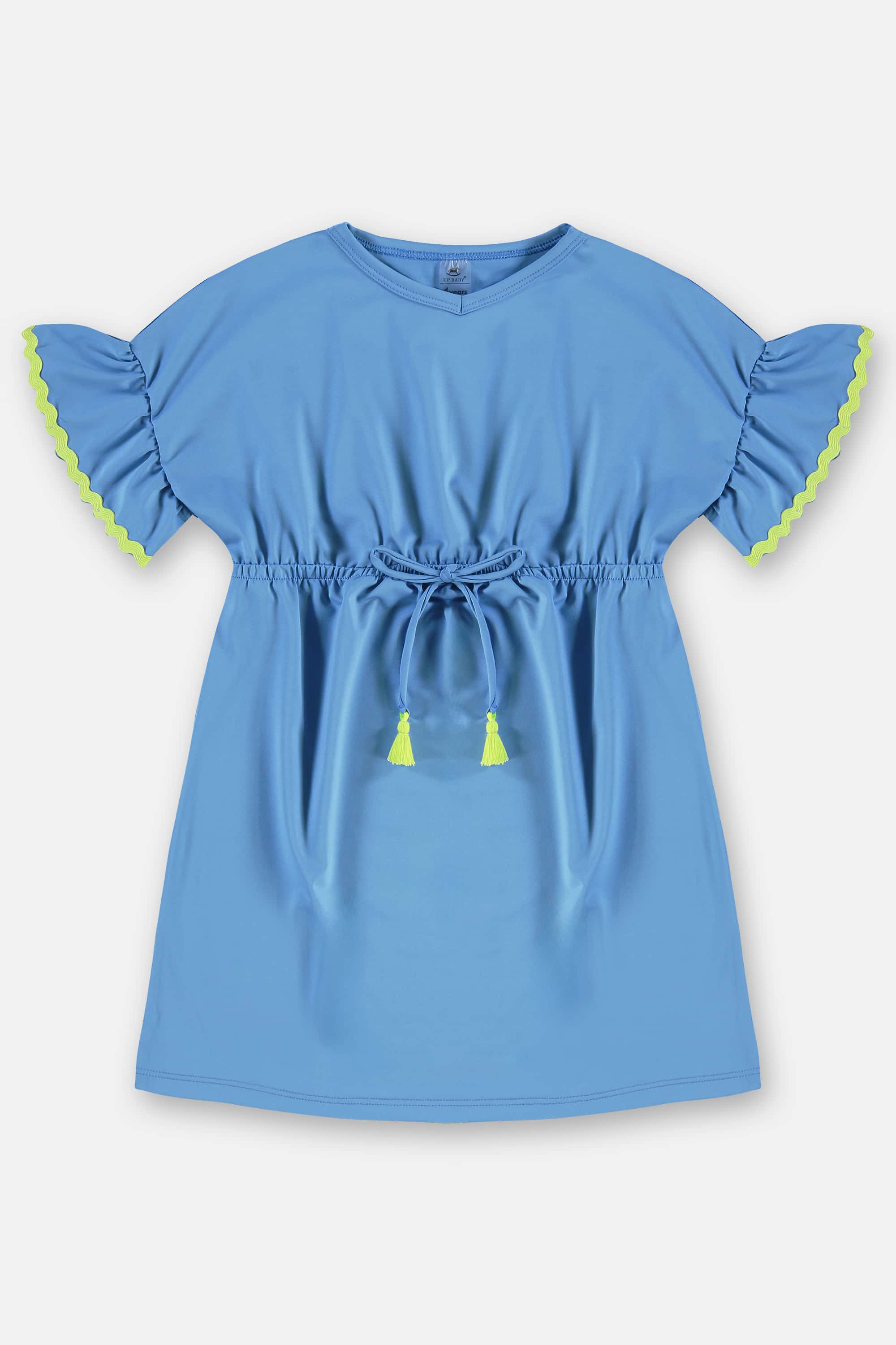 Saída de Praia Infantil em Poliéster FPS +50 (Azul) Up Baby