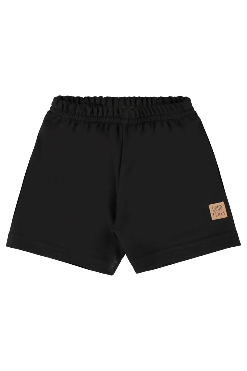 Conjunto-com-Camiseta-e-Bermuda-para-Bebe-Menino-Amarelo-Bee-Loop