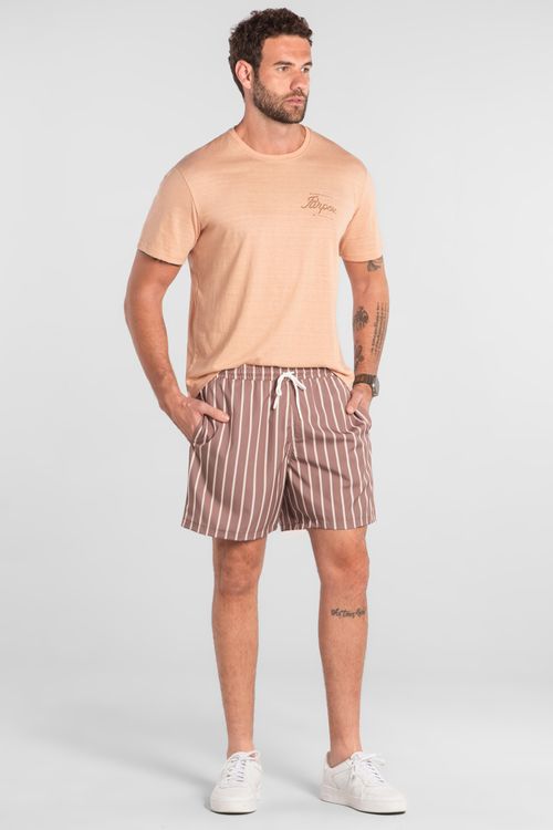 Shorts Masculino em Microfibra (Marrom) The Philippines