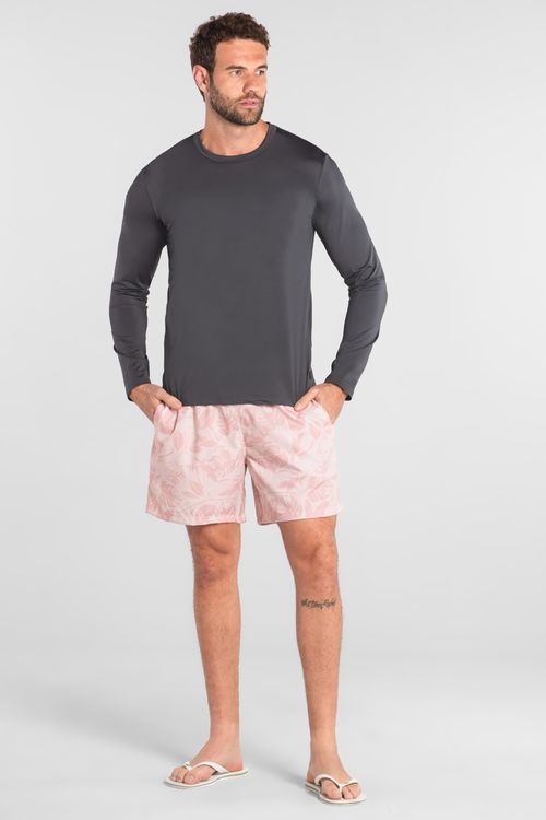 Camiseta Masculina UV DRY Proteção Solar FPS +50 (Cinza Escuro) The Philippines