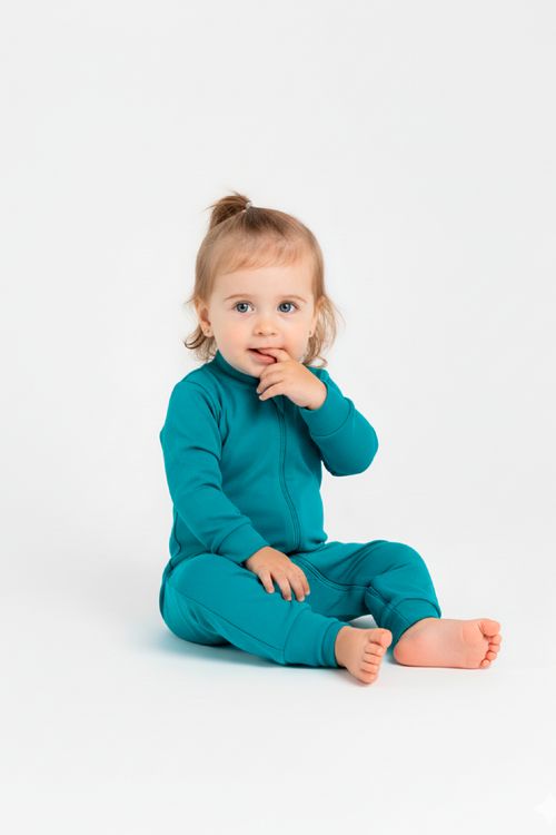 Macacão Básico Unissex para Bebê (Azul) Guloseima