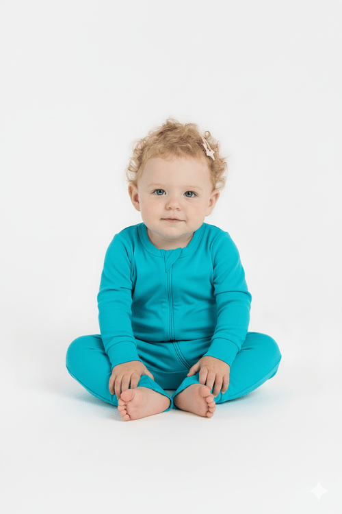 Macacão Básico Unissex para Bebê (Azul Claro) Guloseima