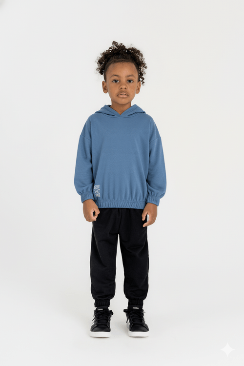 Blusão em Moletom Infantil Masculino (Azul) Guloseima