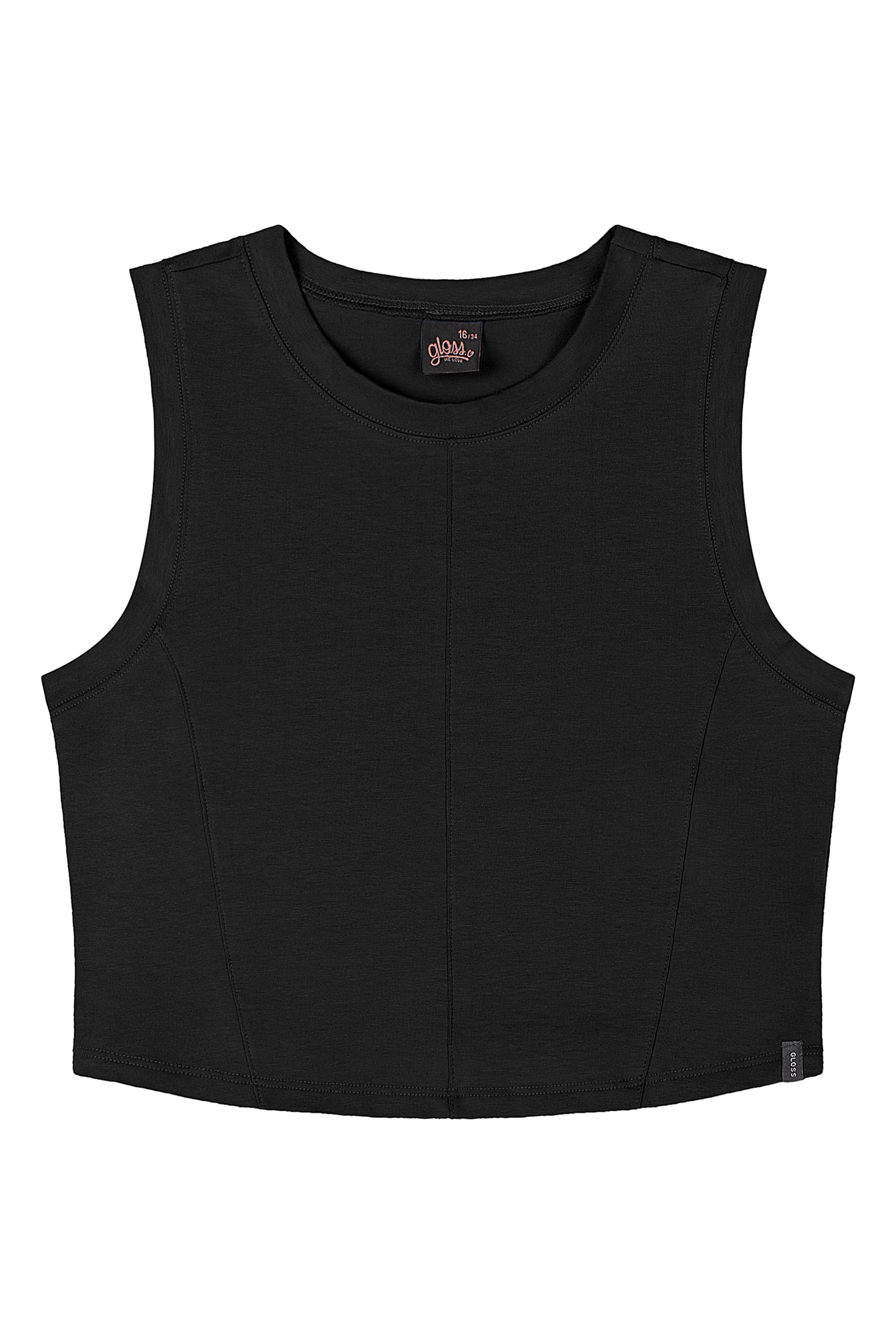 Regata Juvenil para Menina (Preto) Gloss