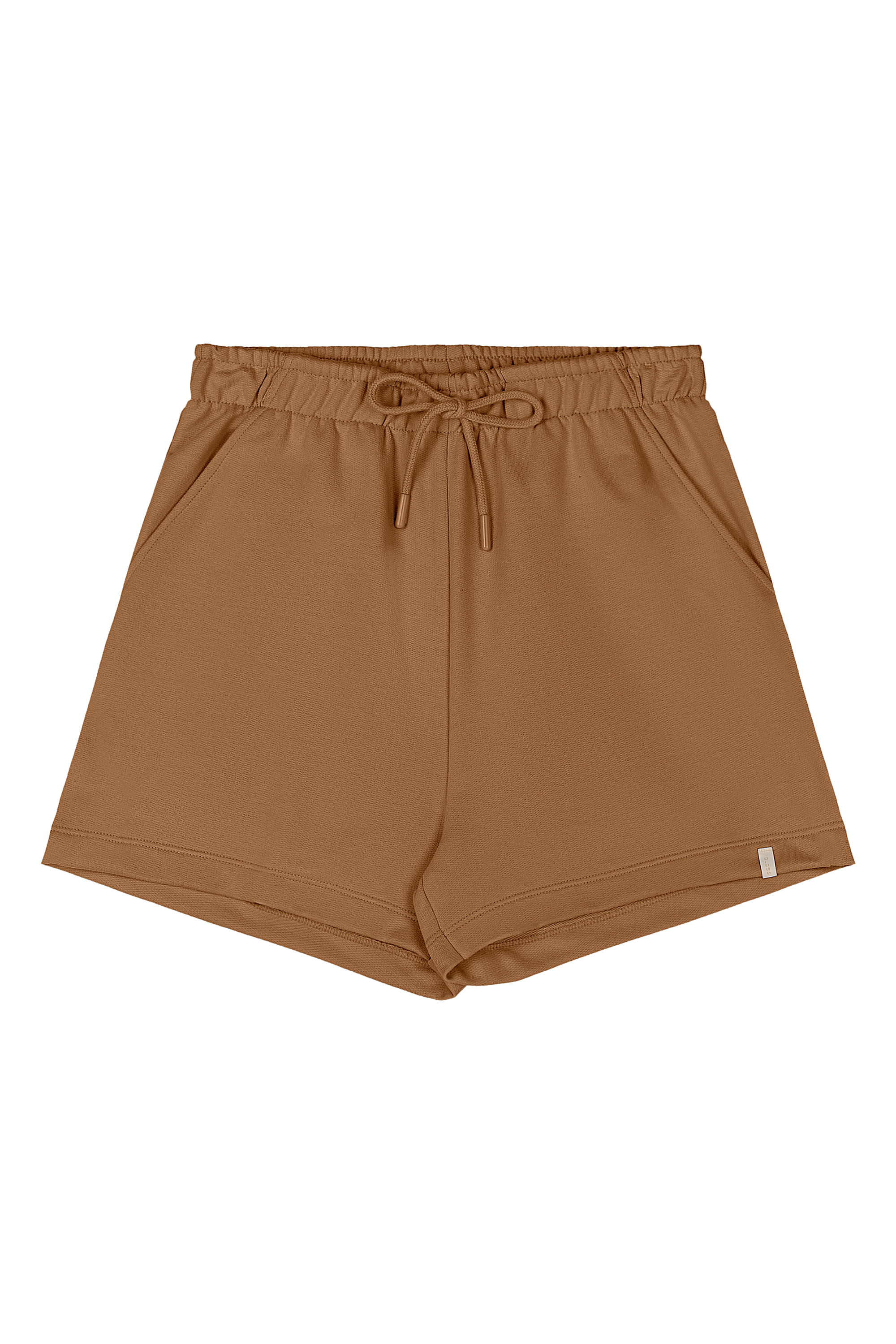 Short Juvenil em Moletom (Marrom) Gloss