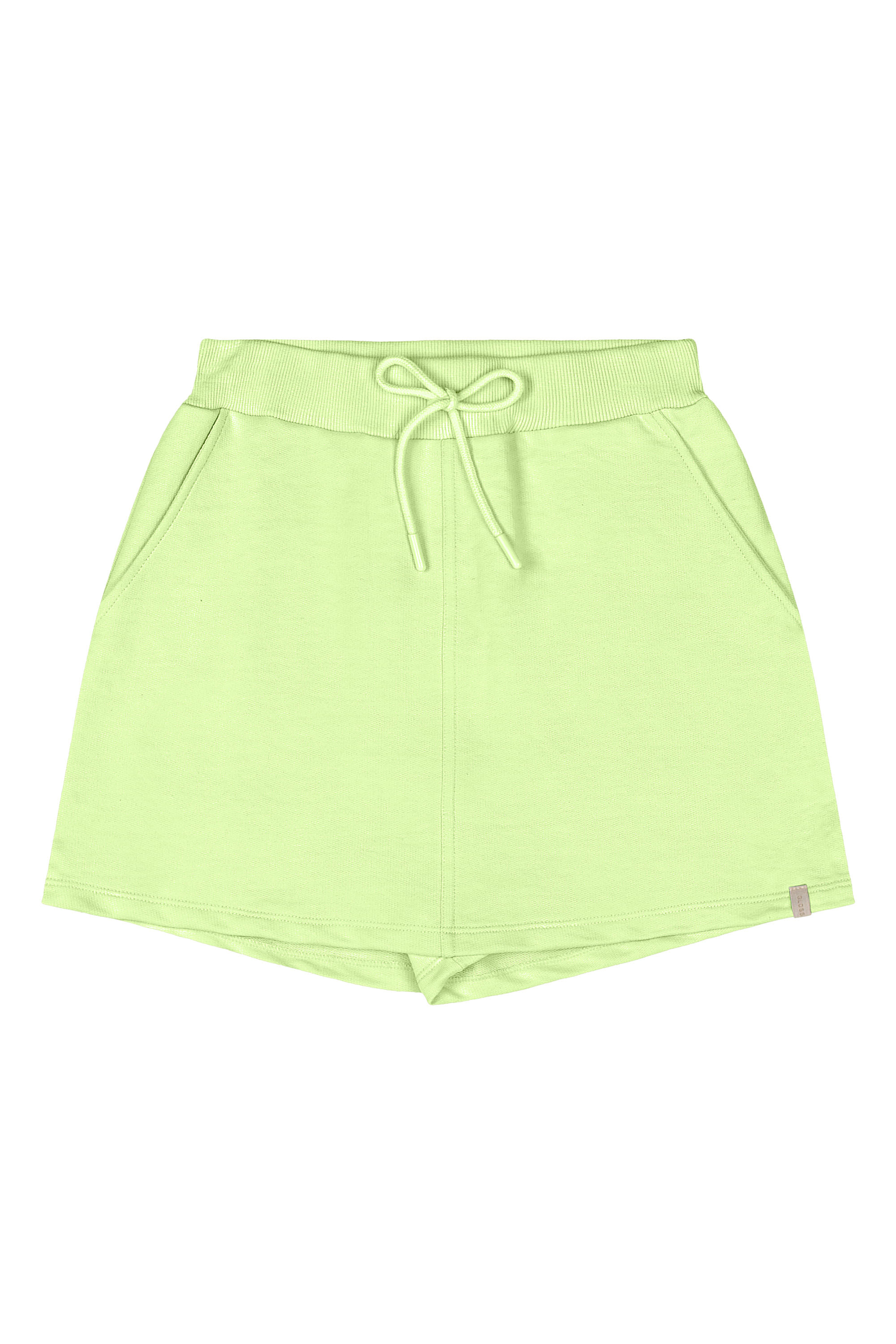 Short-Saia Básico Juvenil em Moletom para Menina (Verde) Gloss