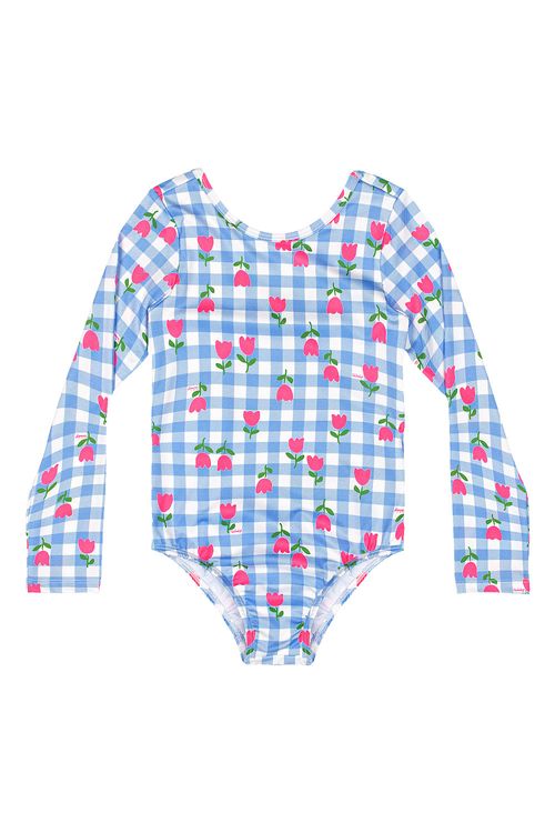 Maiô Infantil Manga Longa FPS 50+ (Azul) Quimby