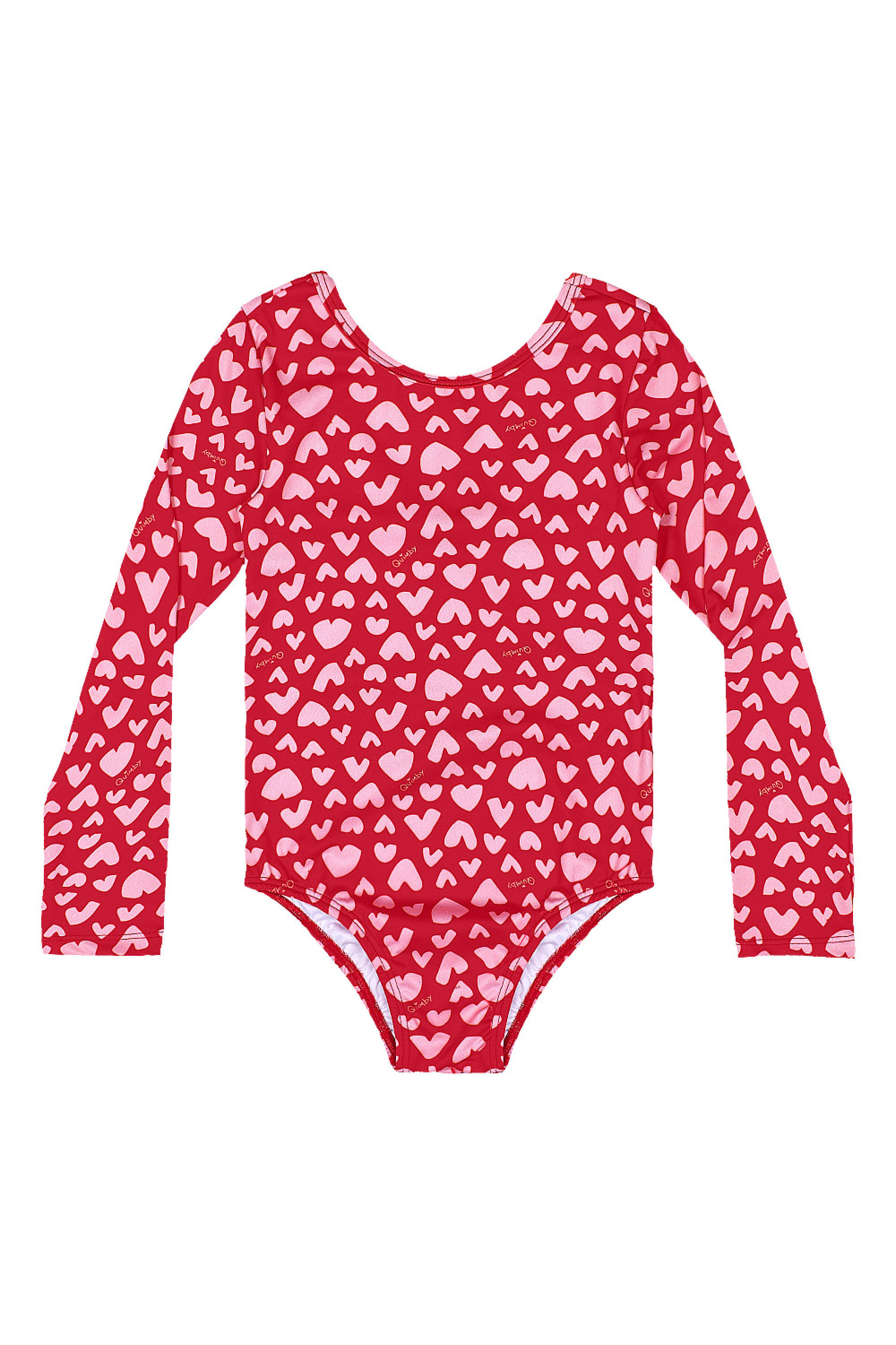 Maiô Infantil Manga Longa FPS 50+ (Vermelho) Quimby