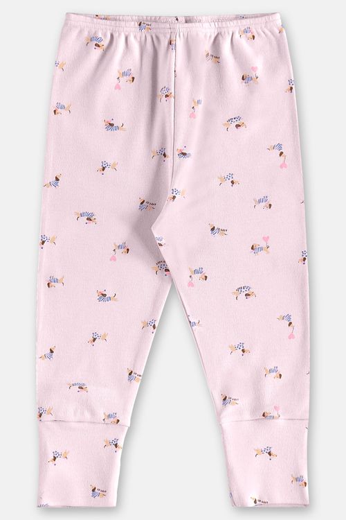 Calça em Suedine Essentials para Bebê Menina (Rosa) Up Baby