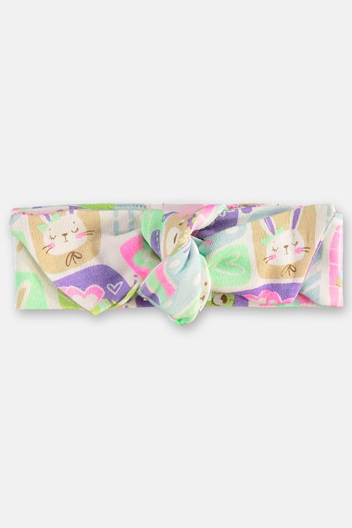 Faixa de Cabelo para Bebê em Suedine Essentials (Branco) Up Baby