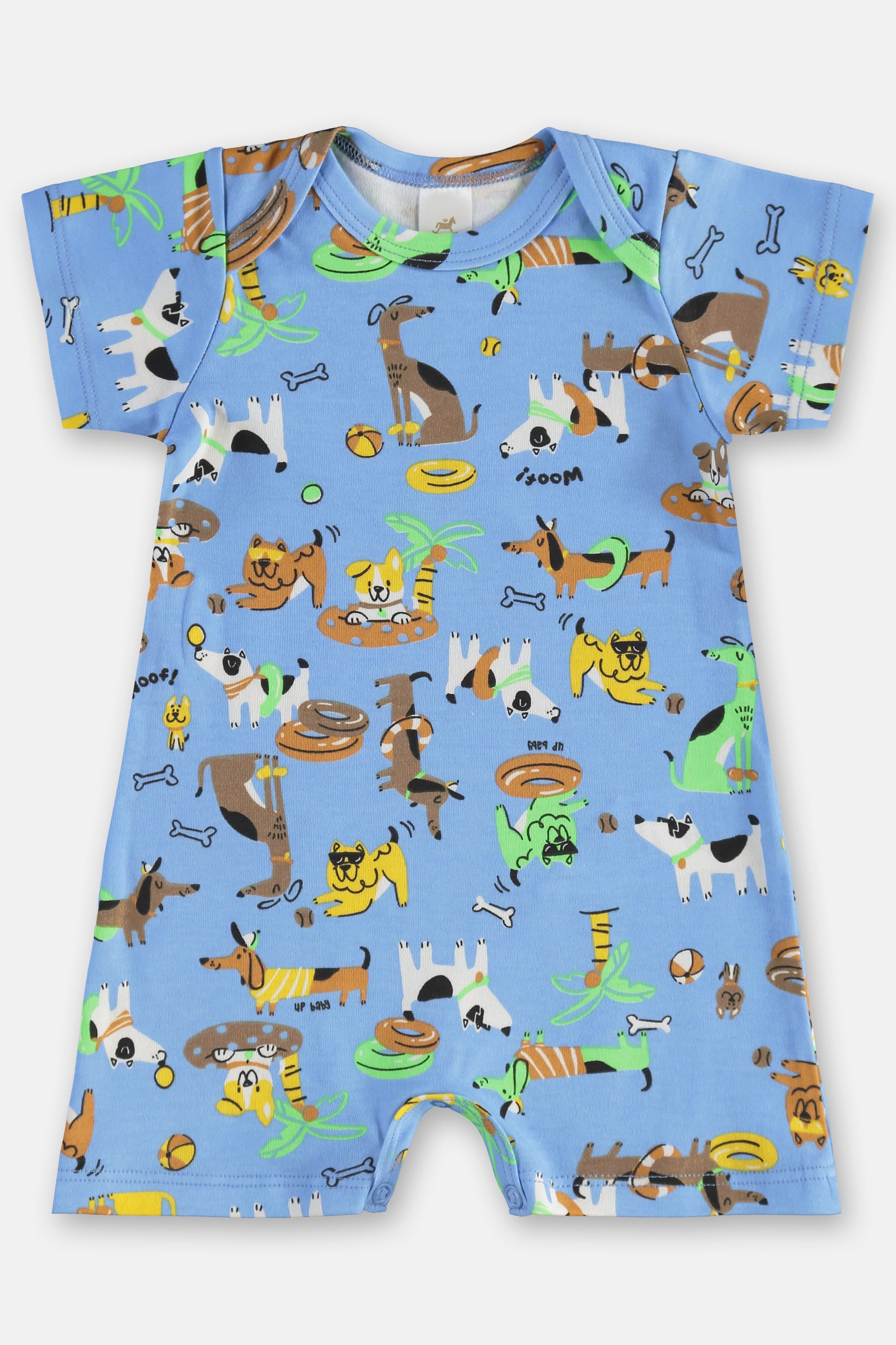 Macaquinho para Bebê Menino em Suedine Essentials (Azul) Up Baby