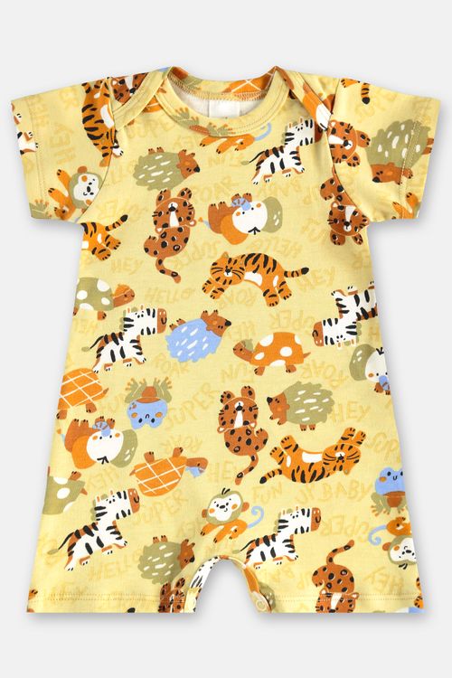 Macaquinho para Bebê Menino em Suedine Essentials (Verde) Up Baby