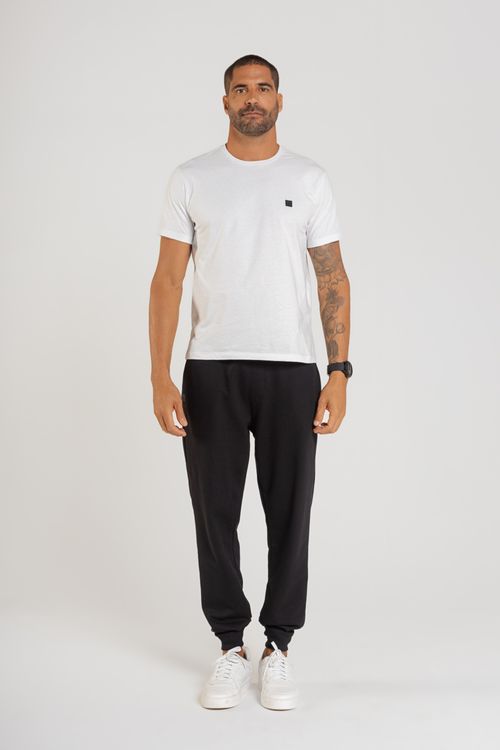 Camiseta Básica Masculina em Meia Malha (Branco) The Philippines