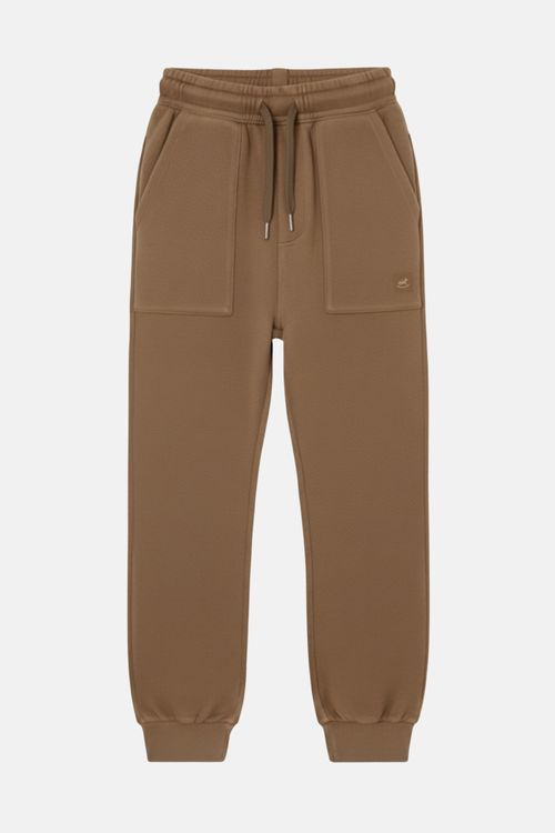 Calça Infantil Masculina em Moletom Sem Felpa (Marrom) Up Baby