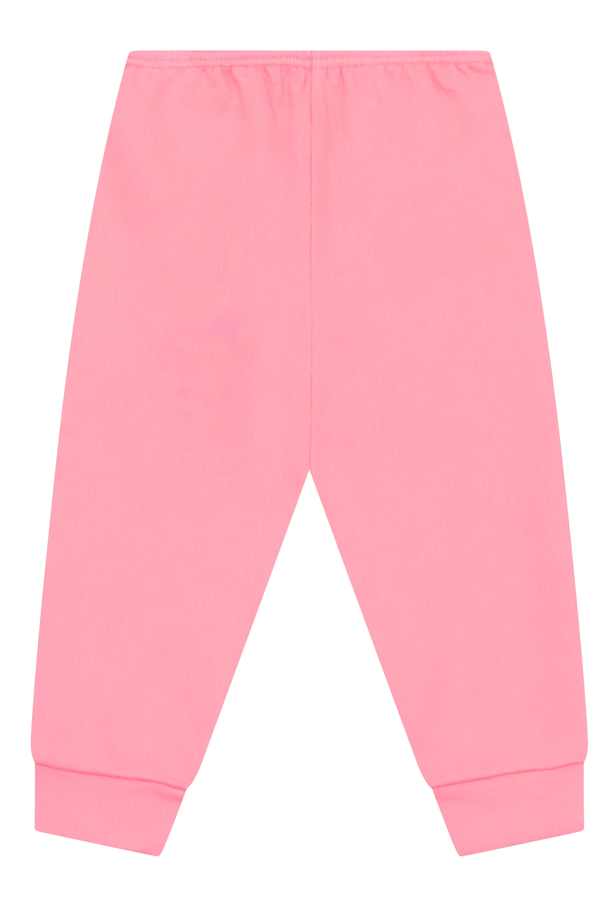 Calça Unissex para Bebê Básica em Suedine (Rosa) Guloseima