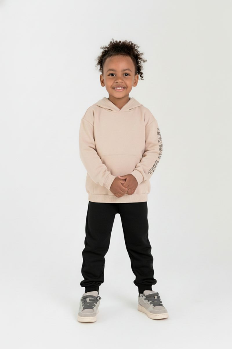 Foto de Menino com Blusão em moletom felpado