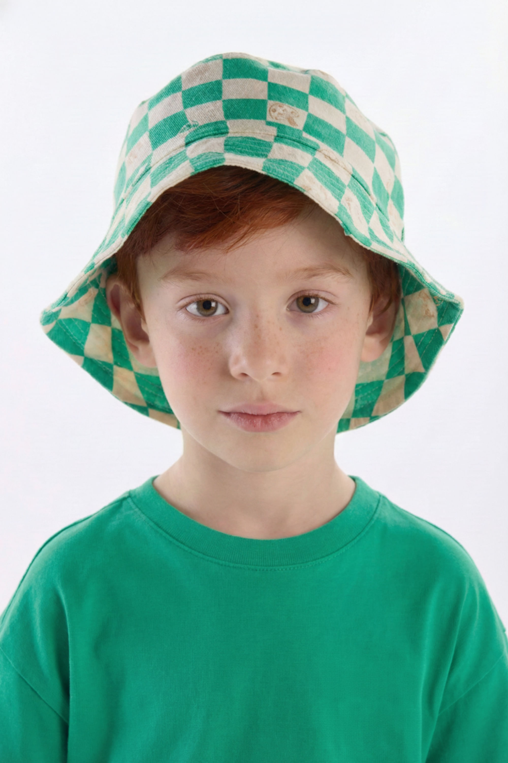 Chapéu Memórias Infantil Unissex em Viscolinho (Off White) Três e Já